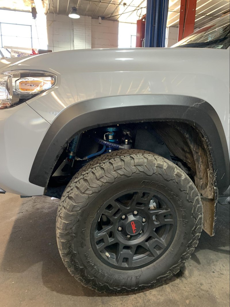 Lifted Toyota TRD Offroad Gray Mud